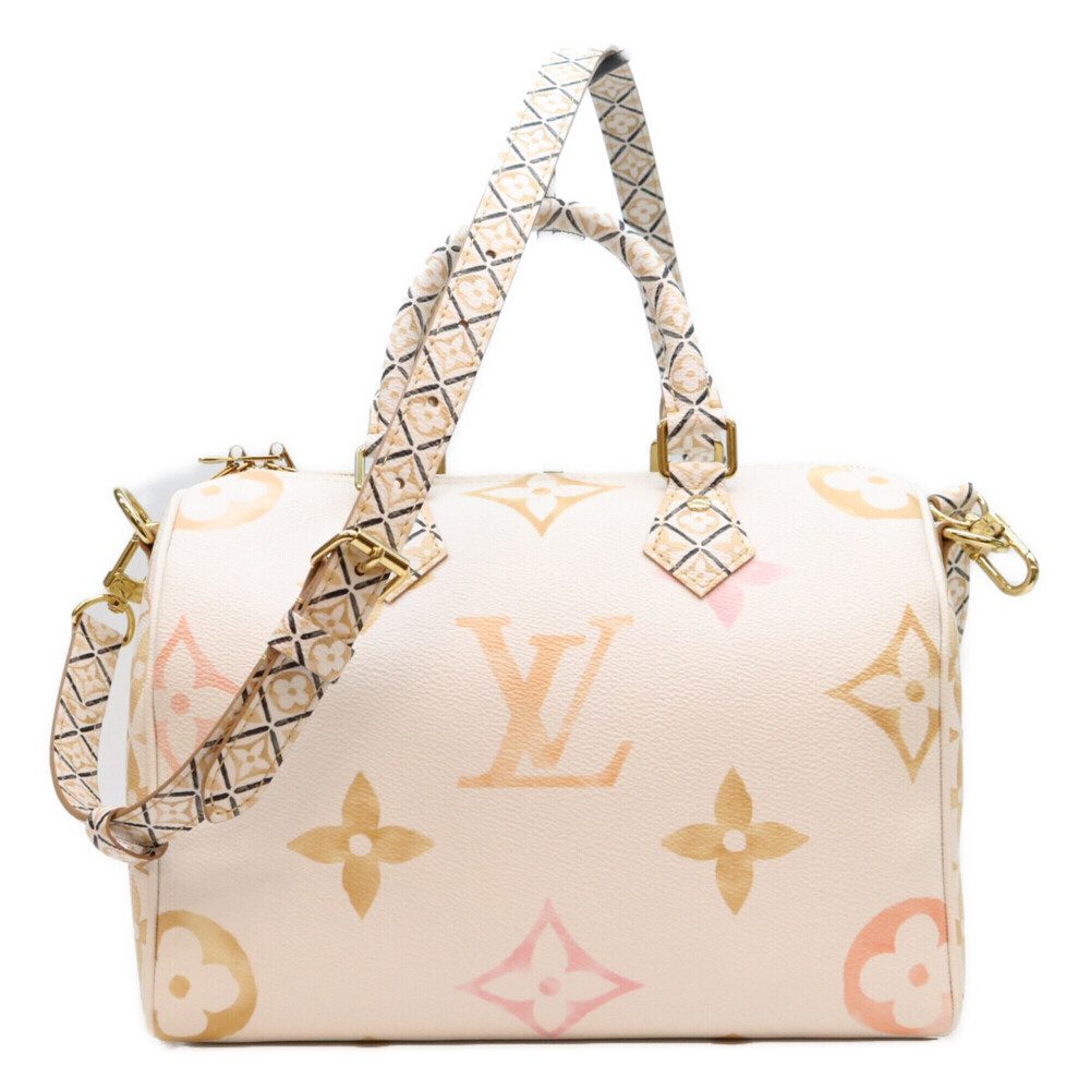 LOUIS VUITTON M22987 LV By the Pool Speedy Bandoulière 25 Mini Boston Bag Bei...